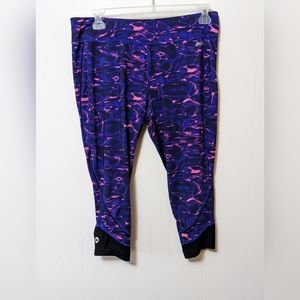 Avia Women's Pull-On Active Capri Leggings Size XL